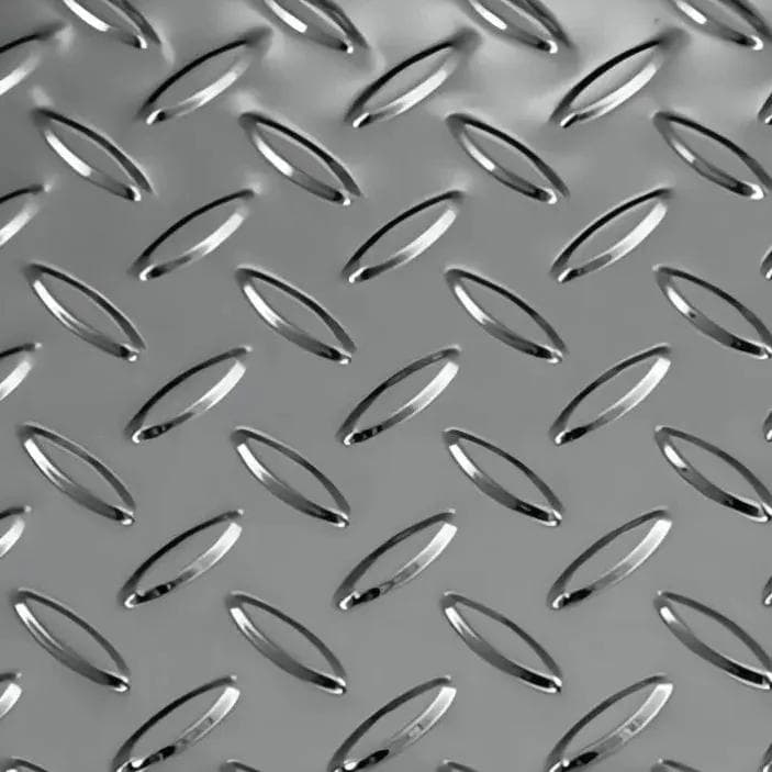 Embossed stainless steel sheet