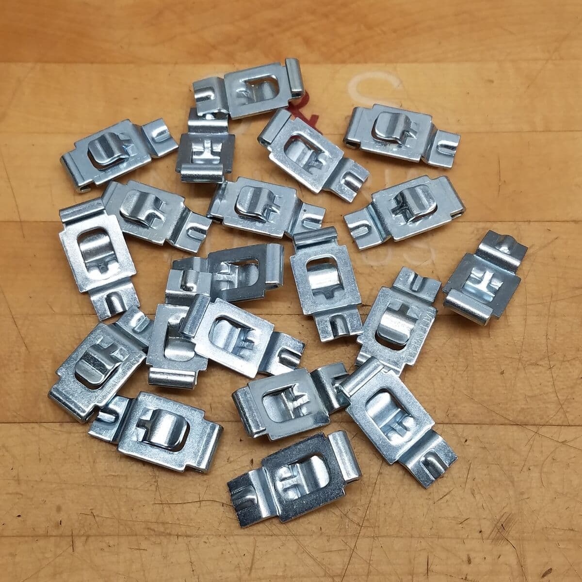 Hallowell pallet racking shelf clips now available